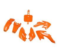 Trim Kit 7-piece UFO PLAST trim kit plastic orange OEM