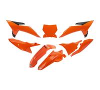 Trim Kit 8-piece UFO PLAST trim kit plastic orange/ black