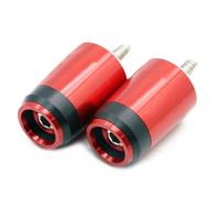 Trim Pads Motorcycle Falling Protection Universal 7/8''22mm CNC Handle Bar Grip Ends Cover Cap Plugs For R1200RT(Rosso)