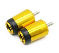 Trim Pads Motorcycle Falling Protection Universal 7/8''22mm CNC Handle Bar Grip Ends Cover Cap Plugs For R1200RT(Gold)