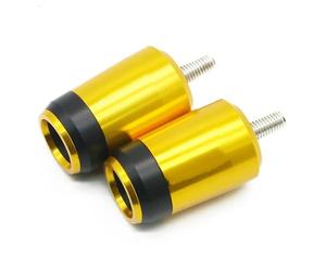 Trim Pads Motorcycle Falling Protection Universal 7/8''22mm CNC Handle Bar Grip Ends Cover Cap Plugs For R1200RT(Gold)
