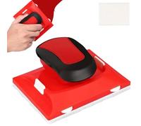 Trim Painting Tool - Advanced Wall Edging System, Corner Paint Applicator with Guide Wheels | Self-contained Washable Tafu, Ergonomic Handle Handle | Low Coating