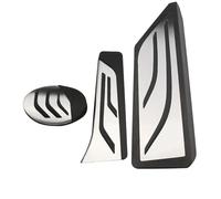 trim parts Car Accelerator Gas Brake Foot Rest Pedal Cover Accessories For X1 F48 X2 F39 1 2 Series F40 F45 F46(AT with rest)