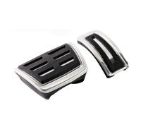 trim parts Car Foot Pedals Accelerator Brake Pedal Clutch Pedals Rest Interior Styling Accessories For VW For Polo 2014+(AT 2pcs)