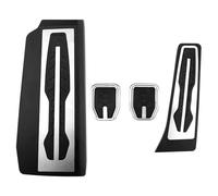 trim parts Car Gas Fuel Brake Pedasl Non-Slip Foot Rest Pedal Pad Accessories For 7 Series 740i 750i 750Li G11 G12 LHD(MT with rest)