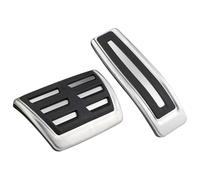 trim parts For Q7 SQ7 2006-2015 Car Accelerator Gas Brake Pedal Foot Rest Dead Pedal Pad Non-Slip Interior Accessories(2Pcs AT)