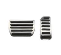 trim parts Stainless Steel AT MT Car Foot Rest Gas Brake Pedal Pad Cover For Volvo V60 V70 S60 S60L XC60 XC70 S80 S80L LHD(2Pcs AT)