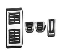 trim parts Stainless Steel Car Accelerator Brake Foot Rest Pedal Cover Interior Accessories For Seat For Ibiza For Ateca(MT with rest)