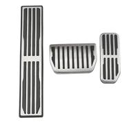 trim parts Stainless Steel Car Foot Rest AT Pedals Cover For Jaguar XE XF E-Pace F Pace 2016-2019 LHD Accessories(Style 3)
