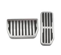 trim parts Stainless Steel Car Foot Rest AT Pedals Cover For Jaguar XE XF E-Pace F Pace 2016-2019 LHD Accessories(Style 2)