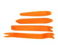 Trim Removal Tool | 4-Piece Trim Removal Tool Set | Professional Metal Pry Tools For Door Panels, Dashboard, And Radio Repair | Portable Car Disassembly Kit | Auto Trim Disassembly Tools