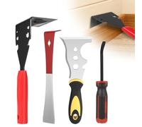 Trim Removal Tools Set,Trim Puller Tool for Baseboard,Painters Tool with Pry Bar Set,Flooring Tools Set,Tile Remover Tools Set for Baseboard,Molding,Commercial Work,Flooring Removal