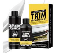 Trim Restorer Automotive | Vehicle Detailing Renovation Kit | Anti-Static Car Trim Cleaning and Care Kit for Garage Truck RV Interior Dashboard Restoration Repair Shop SUV