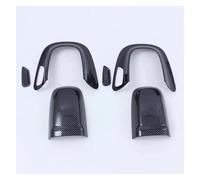 Trim Ring Car Front Seat Headrest Trim Cover Frame Panel Protector For Benz C Class W206 2022 2023 2024 2025 Panel Frame(Carbon Look)