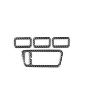 Trim Ring for Vw for Golf 7 for GTI for Mk7 2013-2019 Window Glass Lift Buttons Panel Trim Frame Decor Sticker Panel Frame(LHD A)