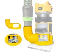 Trim Router Hose Adapter Compatible with Dewalt DCW600, Accessories for Dewalt Router, Sawdust Extraction Module for Dewalt DCW600 for Festool 27mm Hose