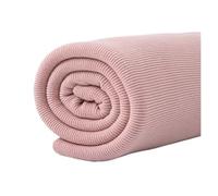 Trim Sleeve Cuffs Elastic Cotton Knitted Rib Fabric 2X2 Striped Rib Cuff Fabrics for Hoodies Collar Sleeve Coat Sweater DIY Clothes Sewing Ribbing Cuff(14rubber Pink)