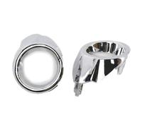 Trim strips Compatible With For Fiesta 2008 2009 2010 2011 2012 Front Bumper Fog Light Lamp Cover Grille Grill OEM: 8A61-15A223-CB5SM3