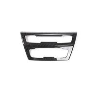 Trim Strips Interior For BMW For X1 F48 X2 F47 2016 2017 2018 2019 2020 2021 Car Console Air Conditioner Volume Button CD Panel Frame Cover(Carbon Fiber)