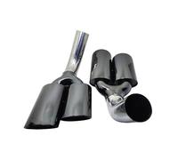 Trim Tail End Pipe Stainless Steel Exhaust Pipe Tip Muffler For Benz G-Class G350 W463 2007-2015 Exhaust Tail(Black)