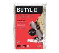 Trimaco 7-Ounce 9-Feet by 12-Feet Butyl II Two Layer Poly-Back Canvas Drop Cloth 85321