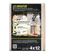 Trimaco 80327 Eliminator Drop Cloth, Gray Or Black, 4x12 Feet