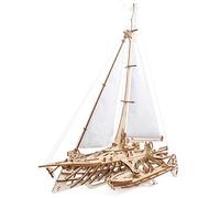 Trimaran Merihobus 3D Puzzle - Sailboat Wooden Model Kits for Adults