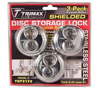 Trimax Stainless Steel-3 Pack Keyed Alike of Trp170 TRP3170, Blister Packaging