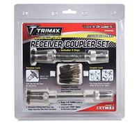 Trimax SXTM33 100% Stainless Steel (SXT3) 5/8" Receiver Lock & (SXTC3) 3.5" Span Coupler
