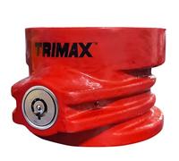 Trimax TFW80HD 5th Wheel King Pin Lock, Red