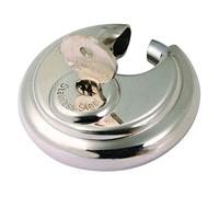 Trimax TRP170 Stainless Steel 70mm Round Pad Lock - 10mm Shackle