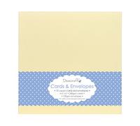 Trimcraft DCCE027 Dove Craft Cards with Envelopes x 6-inch Cream, Acrylic, Multicoloured, 7.07 x 6.67 x 0.31 cm