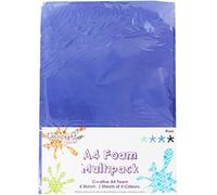 Trimcraft DCFM002 Dovecraft Essentials - A4 Creative Foam Sheets - Blue, 8 Pack