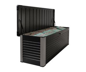 Trimetals Large 820L Weatherproof Patio Storage Box (188Cm X 79Cm X 73Cm) Anthracite