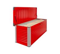 Trimetals Large 820L Weatherproof Patio Storage Box (188Cm X 79Cm X 73Cm) Red