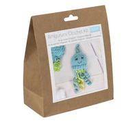 Trimits Amigurumi Crochet Jellyfish Kit (8 x 8 x 18cm) - with Yarn, Crochet Hook, Stitch Markers, Needle, Eyes, Filling and Instructions - Create This Fun Character.