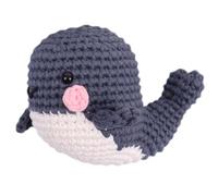 Trimits Amigurumi Crochet Whale Kit for Beginners - with Yarn, Crochet Hook, Stitch Markers, Needle, Eyes, Filling, Magic Ring, Test Swatch and Instructions - Ideal Starter kit for amigurumi Crochet.