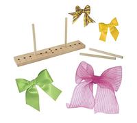 Trimits Beech Wood Bow Maker, 3 - 30cm Bows, Party Decorations, Gift Wrapping, Hair Accessories, Wreaths, Wedding Car Bow, 32.5 x 6cm