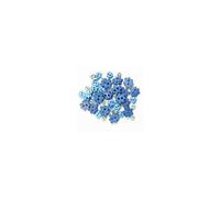 Trimits Blue Plastic Flower Miniature Buttons, Suitable for Dressmaking - per Pack of 5
