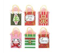 Trimits Christmas Craft Embellishments - Gift Bags 6 Pieces - C2449