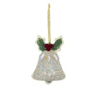 Trimits Christmas Felt Decoration Kits, 11.5 x 8.5cm, Beaded Bell