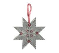 Trimits Christmas Felt Decoration Kits, 12.5 x 13cm, Nordic Snowflake GCK168