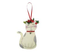 Trimits Christmas Felt Decoration Kits, 9.5 x 13cm, Cat, GCK166