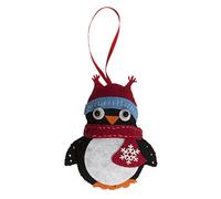Trimits Christmas Felt Decoration Kits, 9 x 12cm, Penguin