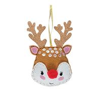 Trimits Christmas Felt Decoration Kits, 9 x 14cm, Reindeer