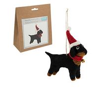 Trimits Christmas Needle Felting Craft Kit, Dachshund