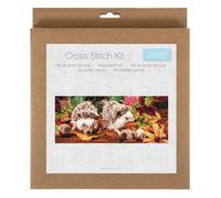 Trimits Counted Cross Stitch Kit: Large: Hedgehogs