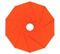Trimits Craft Felt, 10 Pack, Orange, 23 x 30cm