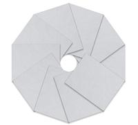Trimits Craft Felt, 10 Pack, White, 23 x 30cm