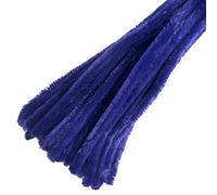 Trimits Craft Synthetic Chenille Stem Pipe Cleaners, 30cm x 12mm, Purple